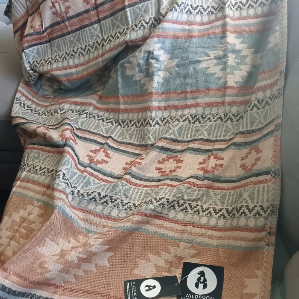 Wild Boon Aztec Pattern Blanket